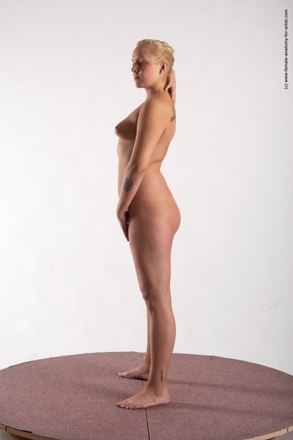 Nude Woman White Standing poses - ALL Average medium blond Standing poses - simple