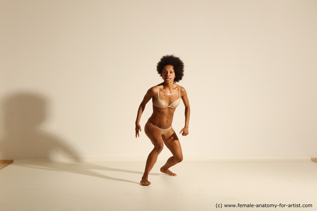 Underwear Woman Black Athletic medium black Dancing Dynamic poses