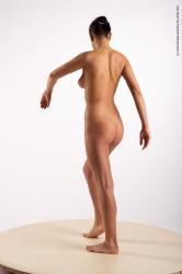 Nude Woman White Standing poses - ALL Slim medium brown Standing poses - simple Pinup