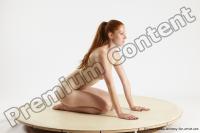 Photo Reference of leona kneeling pose 10b
