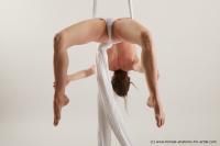 Photo Reference of aerial silk pose reference